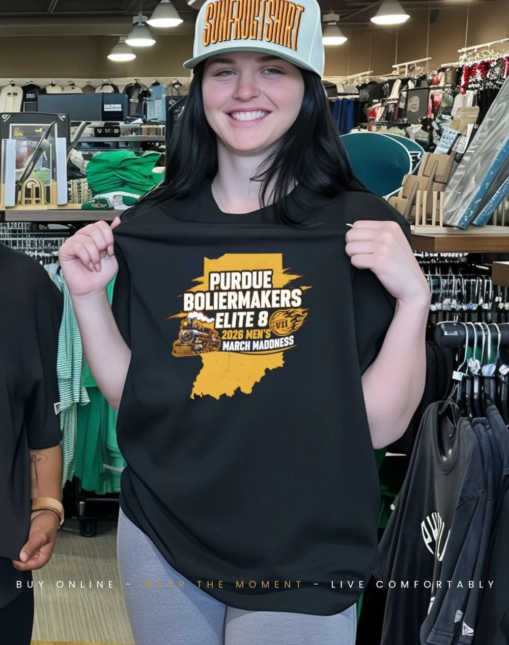 Purdue Boilermakers 2026 Men’s March Madness Elite 8 State shirt