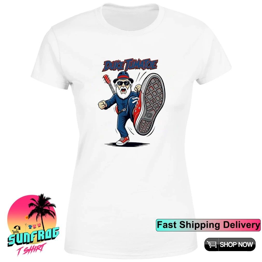 Duke Tumatoe Kicking Duke Kung Fu Graphic shirt