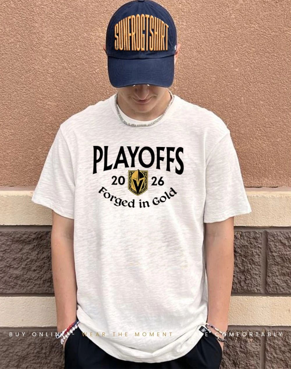 Vegas Golden Knights 2026 Playoffs Forged in Gold shirt