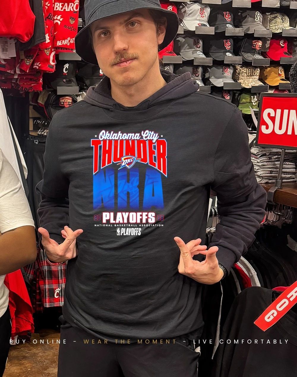Oklahoma City Thunder 2026 NBA Playoffs Fade shirt