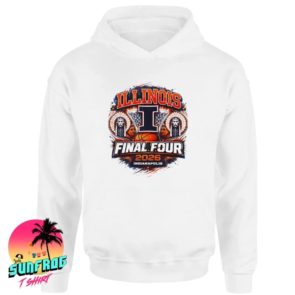 Illinois Final Four 2026 NCAA March Madness logo shirt