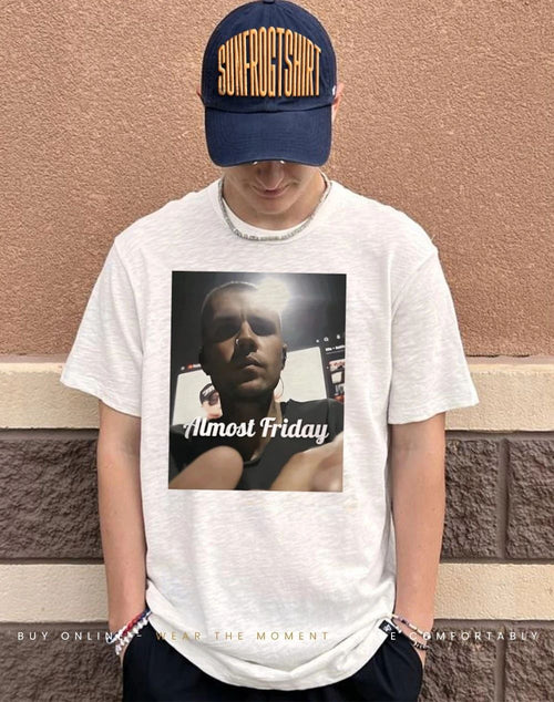 Almost Friday Coachella Justin shirt
