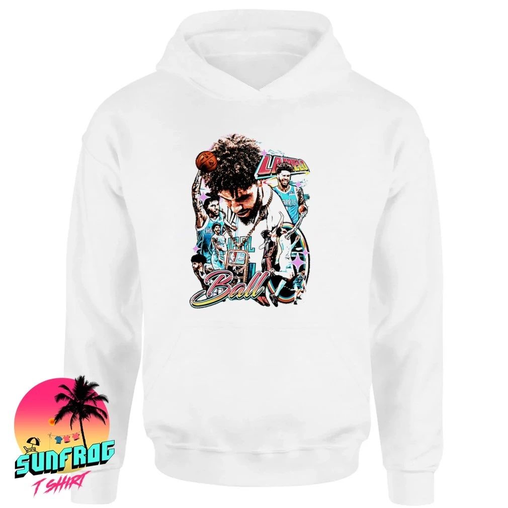 LaMelo Ball Charlotte Hornets player collage signature ’26 shirt