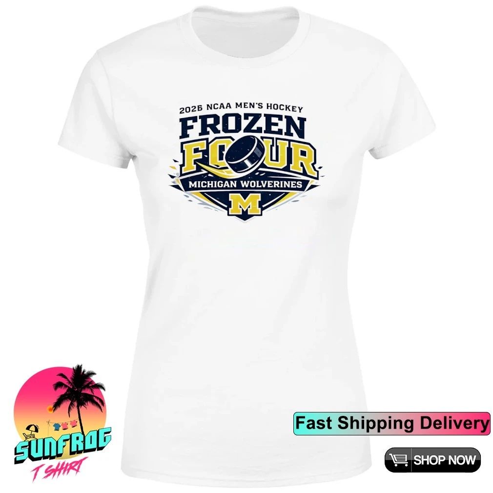 Michigan Wolverines ’26 Men’s Ice Hockey Frozen Four Bound shirt