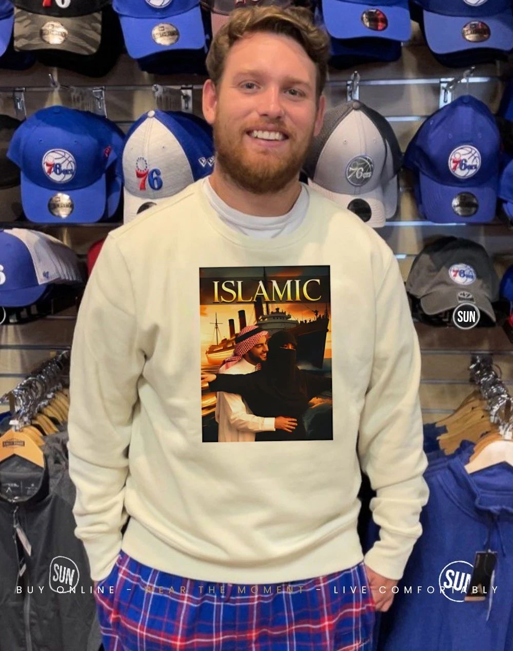 Islamic Titanic graphic shirt