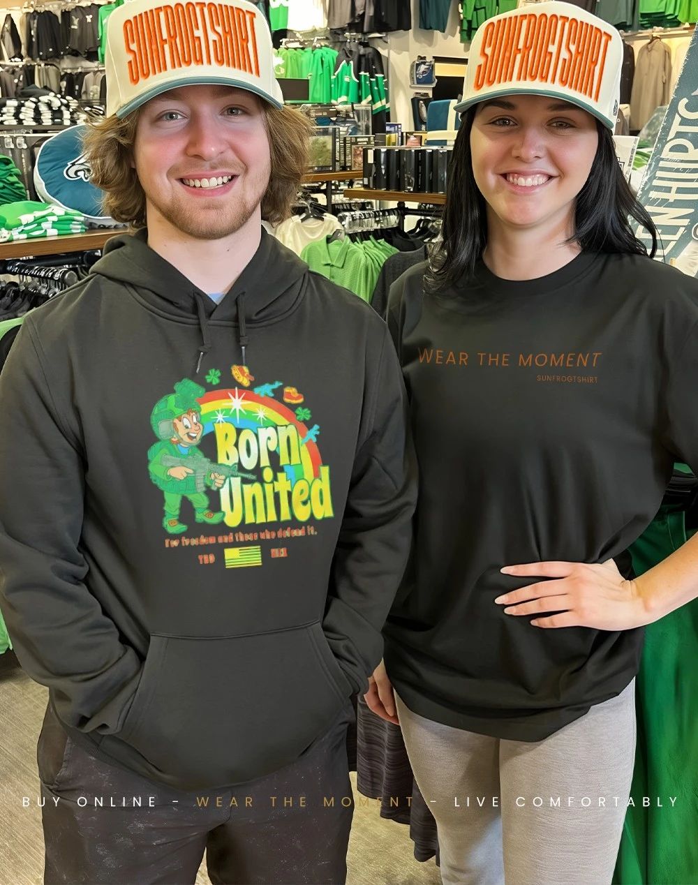 Born United Feelin’ Lucky St. Patrick’s Day shirt