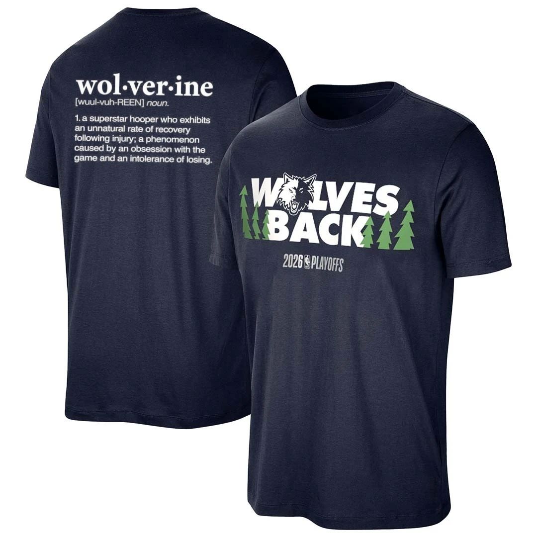 Minnesota Timberwolves Edwards wolverine definition Front and Back shirt