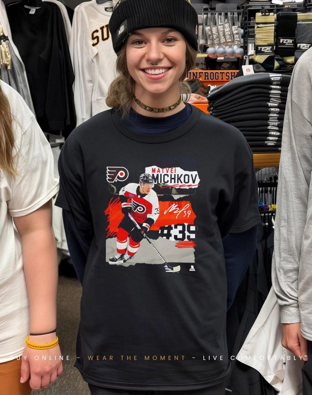 Matvei Michkov Philadelphia Flyers Fresh Ice signature shirt