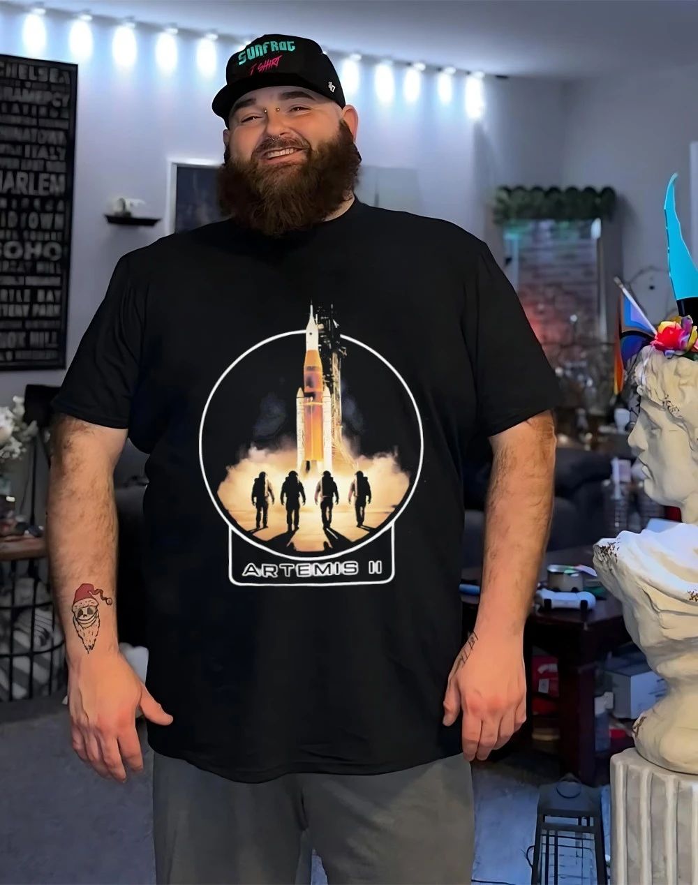 Artemis II Moon Mission graphic shirt