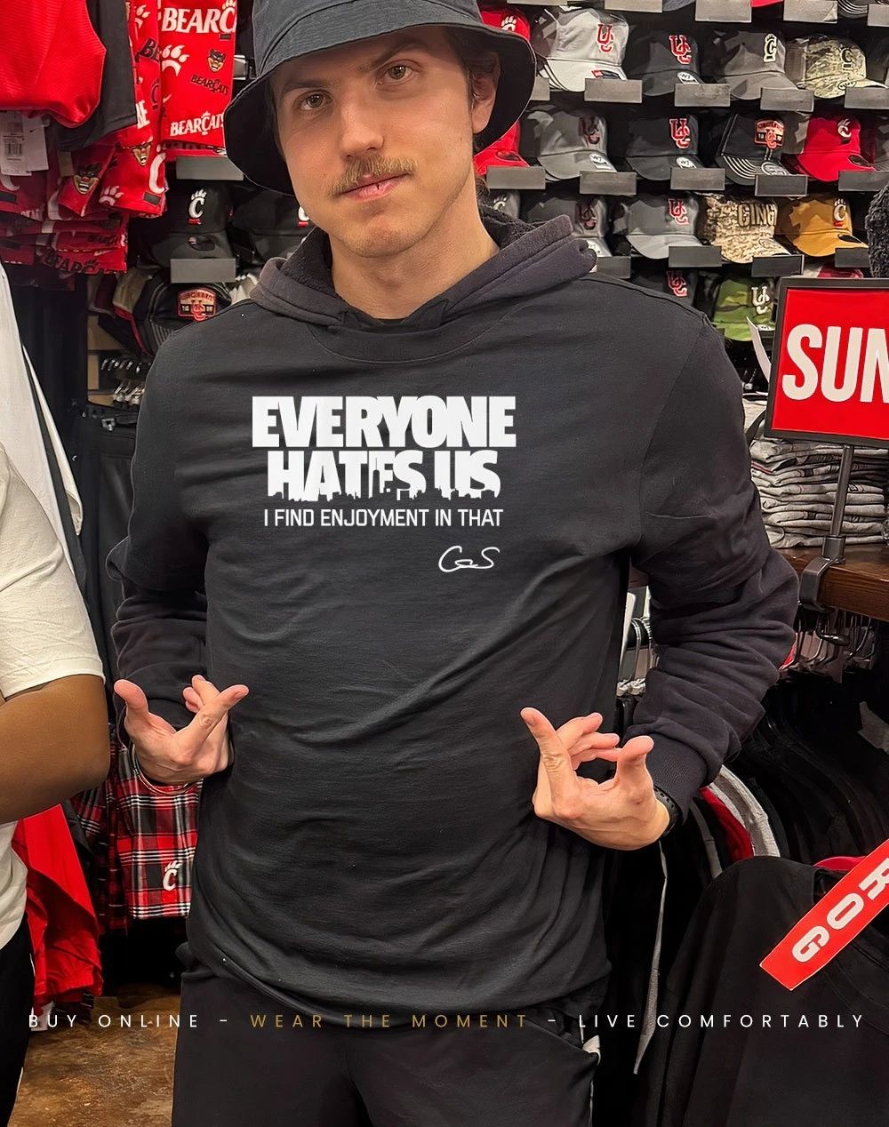 Cam Schlittler New York Yankees Everyone Hates Us I find enjoyment in that shirt