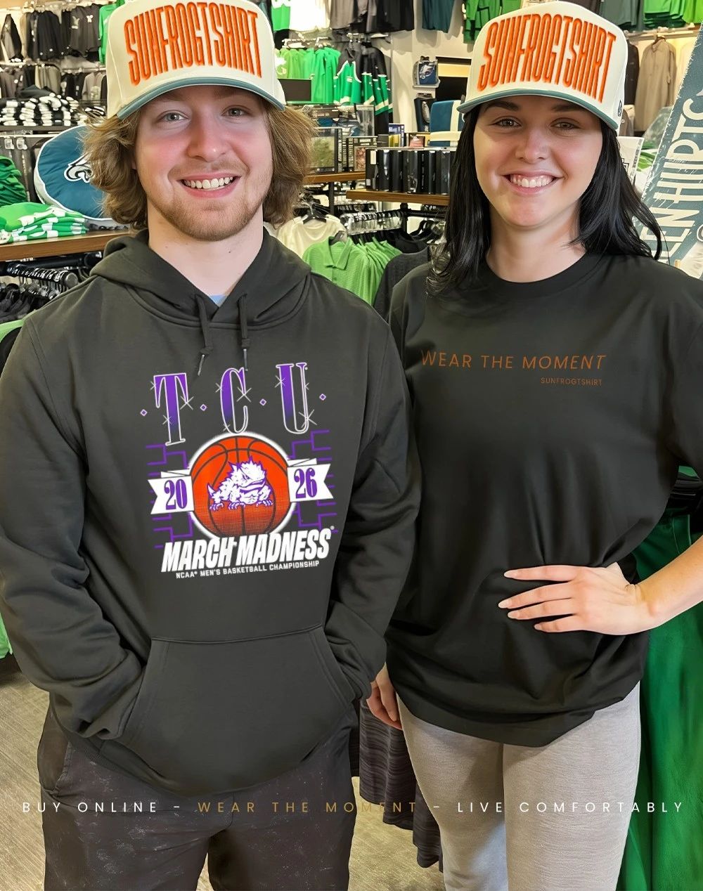 TCU Horned Frogs MBB 2026 March Madness logo shirt
