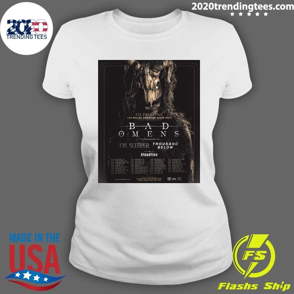 Dethrone The Killed and Born Again Tour Shirt