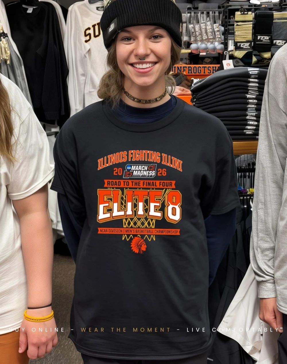 Illinois Fighting Illini 2026 NCAA Tournament Elite 8 March Madness shirt