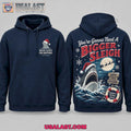 Jaws Christmas Shark Sleigh Hoodie for Holiday Beach Lovers Who Need a Bigger Sleigh