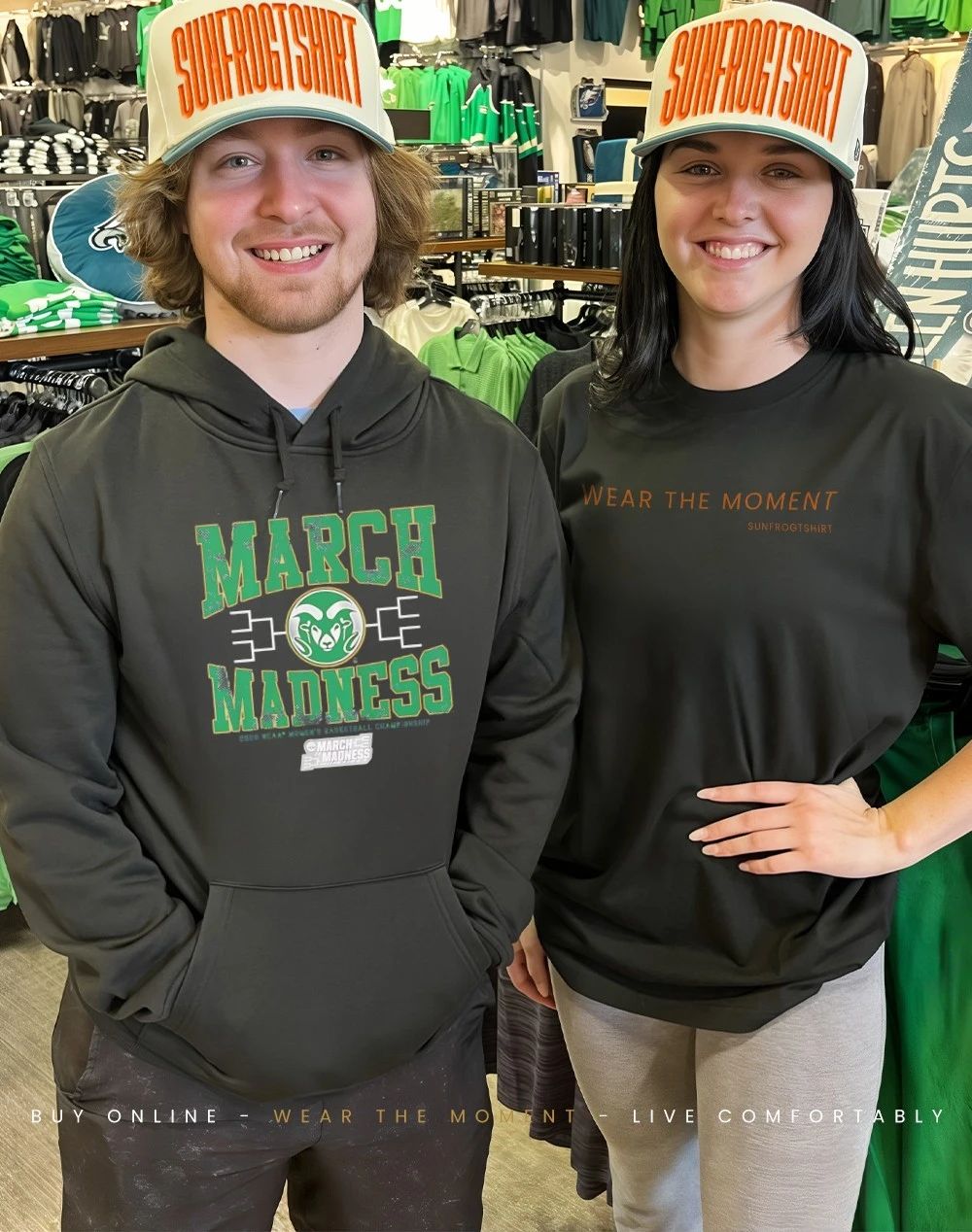 Colorado State Rams WBB 2026 March Madness logo shirt