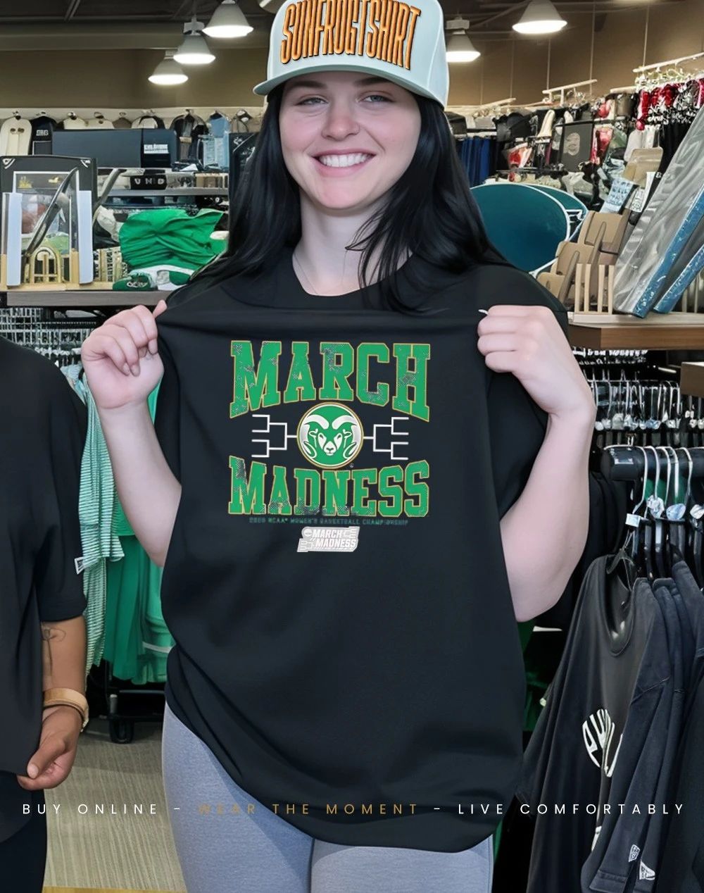 Colorado State Rams WBB 2026 March Madness logo shirt