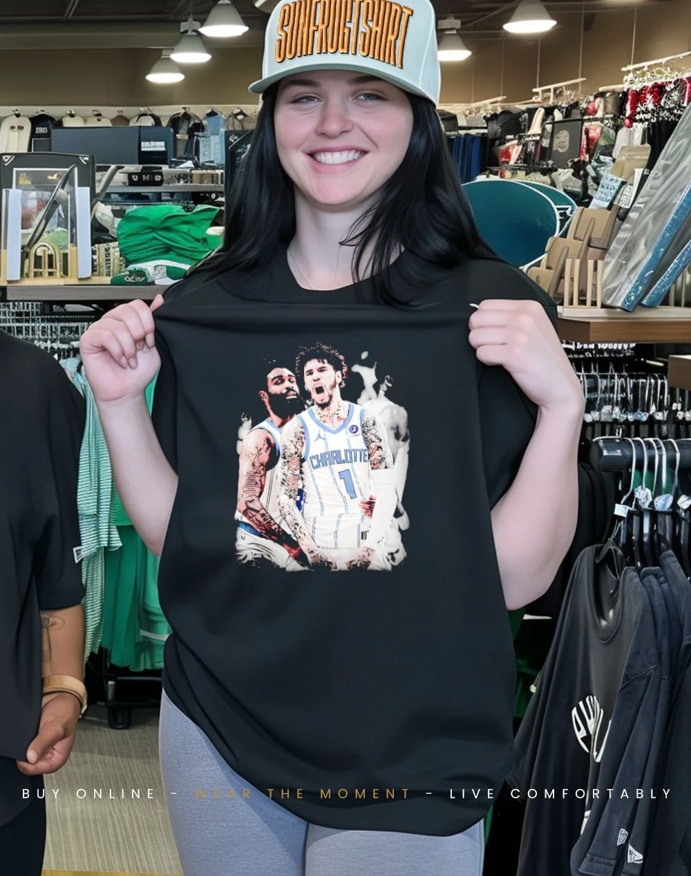 Lamelo Ball Charlotte Hornets player collage 2026 shirt