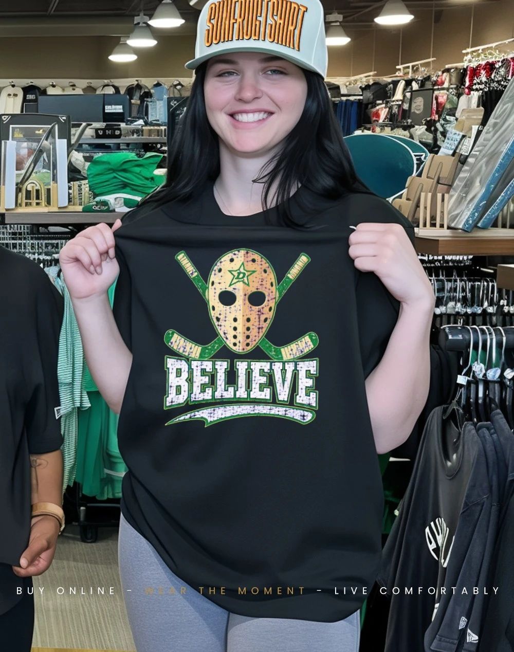 Dallas Stars Believe Mask shirt
