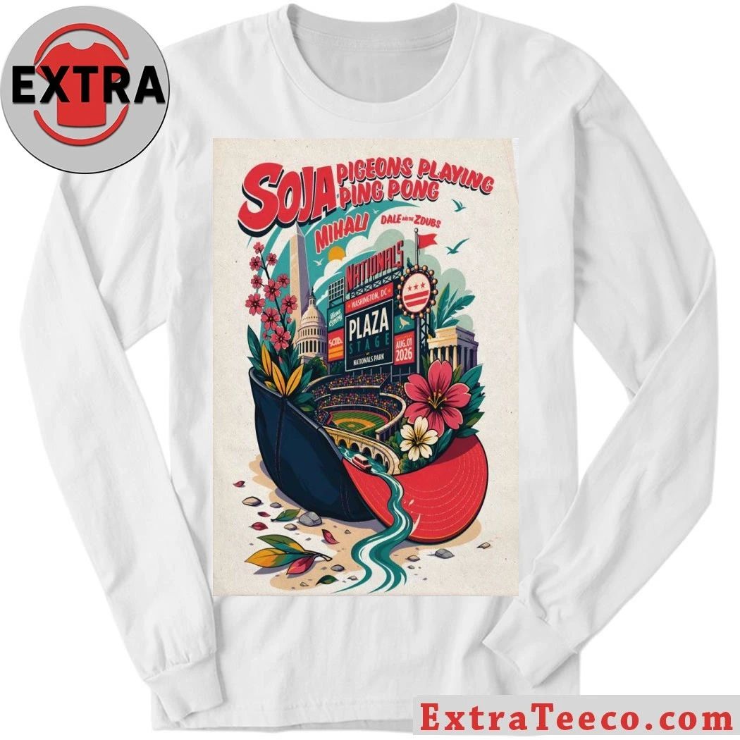 SOJA 8 1 2026 Washington DC Poster Shirt