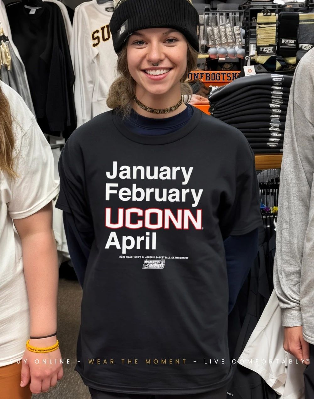 UConn Huskies MBB & WBB 2026 March Madness Month January February UConn April shirt