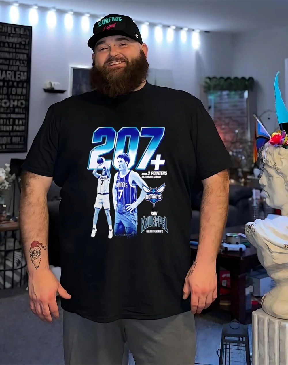 Kon Knueppel Charlotte Hornets Most 3 Pointers in a Rookie Season Milestone shirt