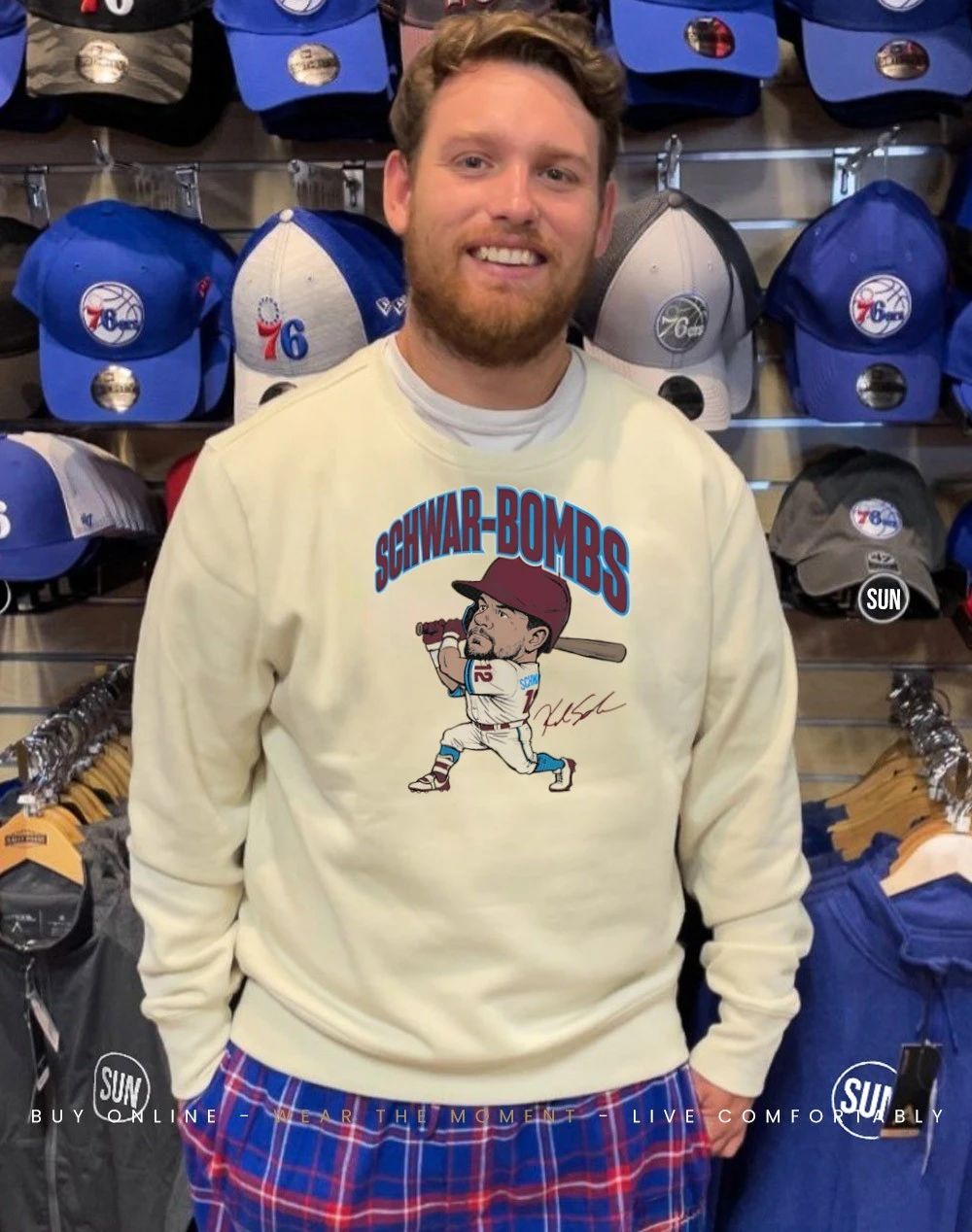 Kyle Schwarber-Bombs Philadelphia Phillies SchwarBombs caricature shirt