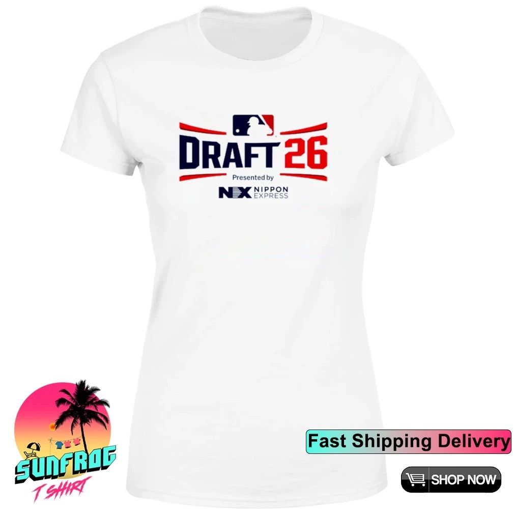 2026 MLB Draft presented by Nippon Express logo shirt