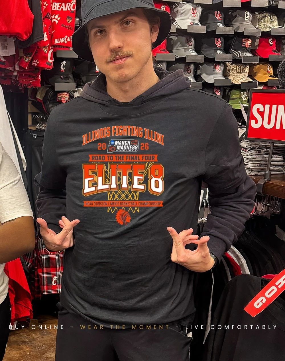 Illinois Fighting Illini 2026 NCAA Tournament Elite 8 March Madness shirt
