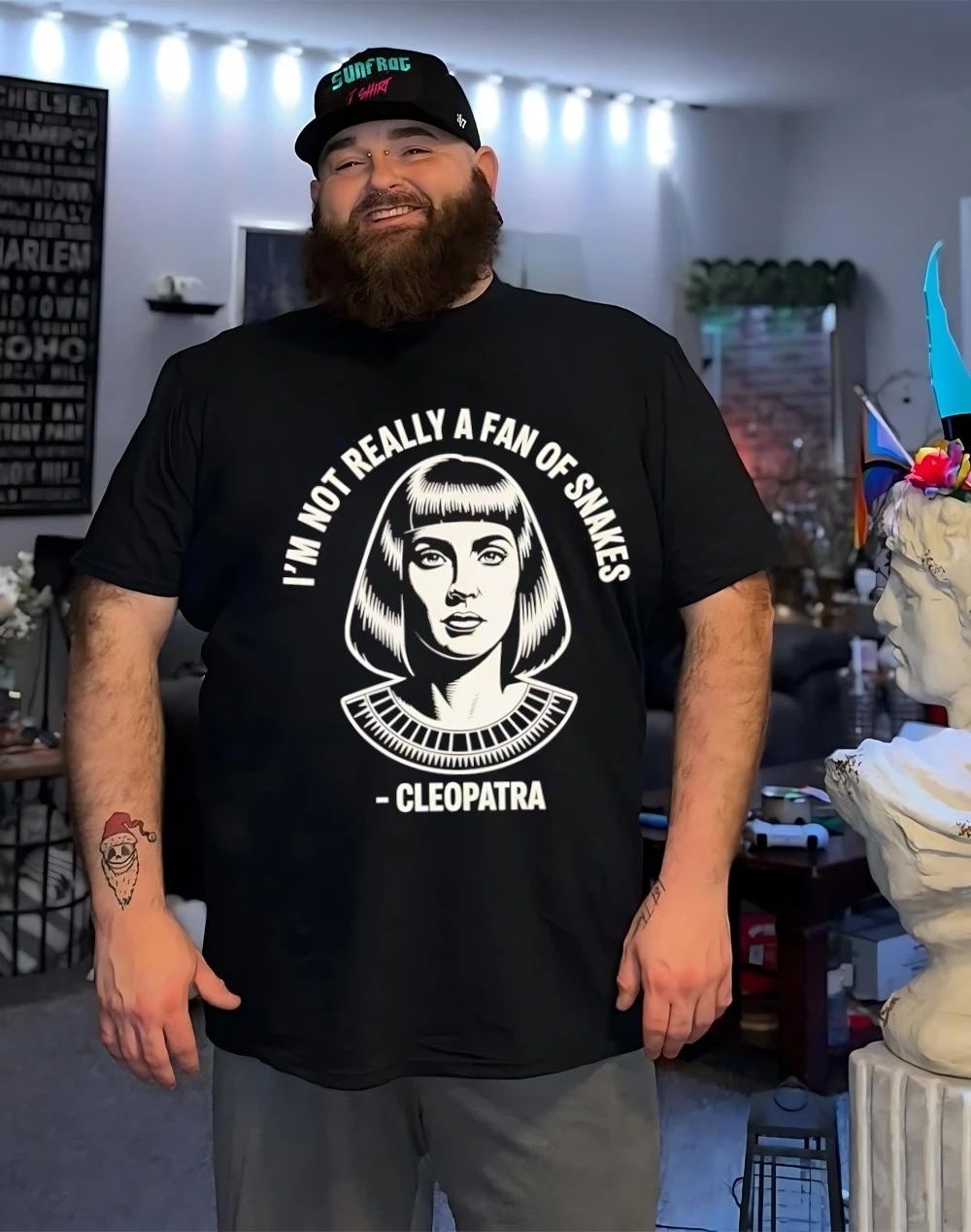 Cleopatra I’m not really a fan of snakes shirt