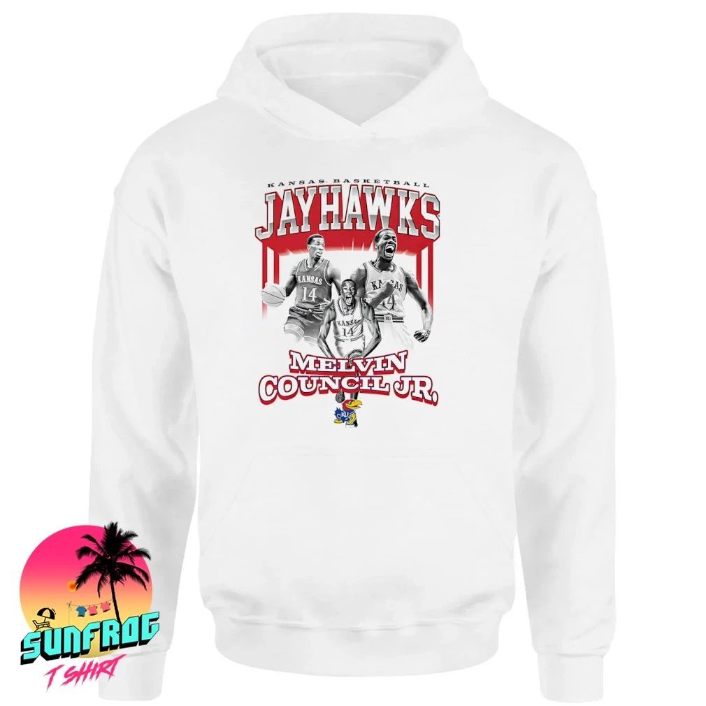 Melvin Council Jr Kansas Jayhawks 90s shirt