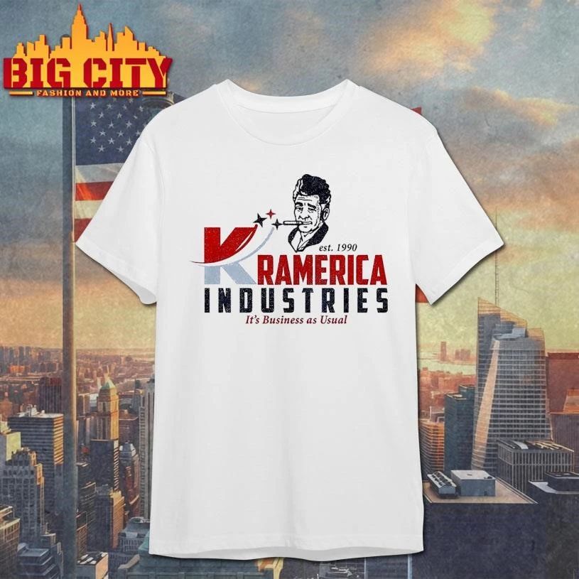 Awesome Kramerica Industries it’s Business as Usual est 1990 vintage shirt