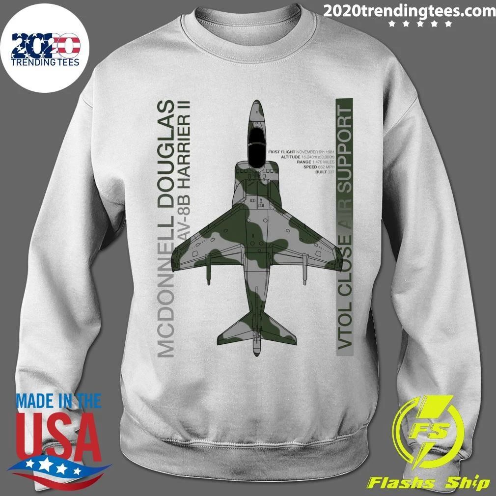 AV-8B Harrier II Blueprint Shirt
