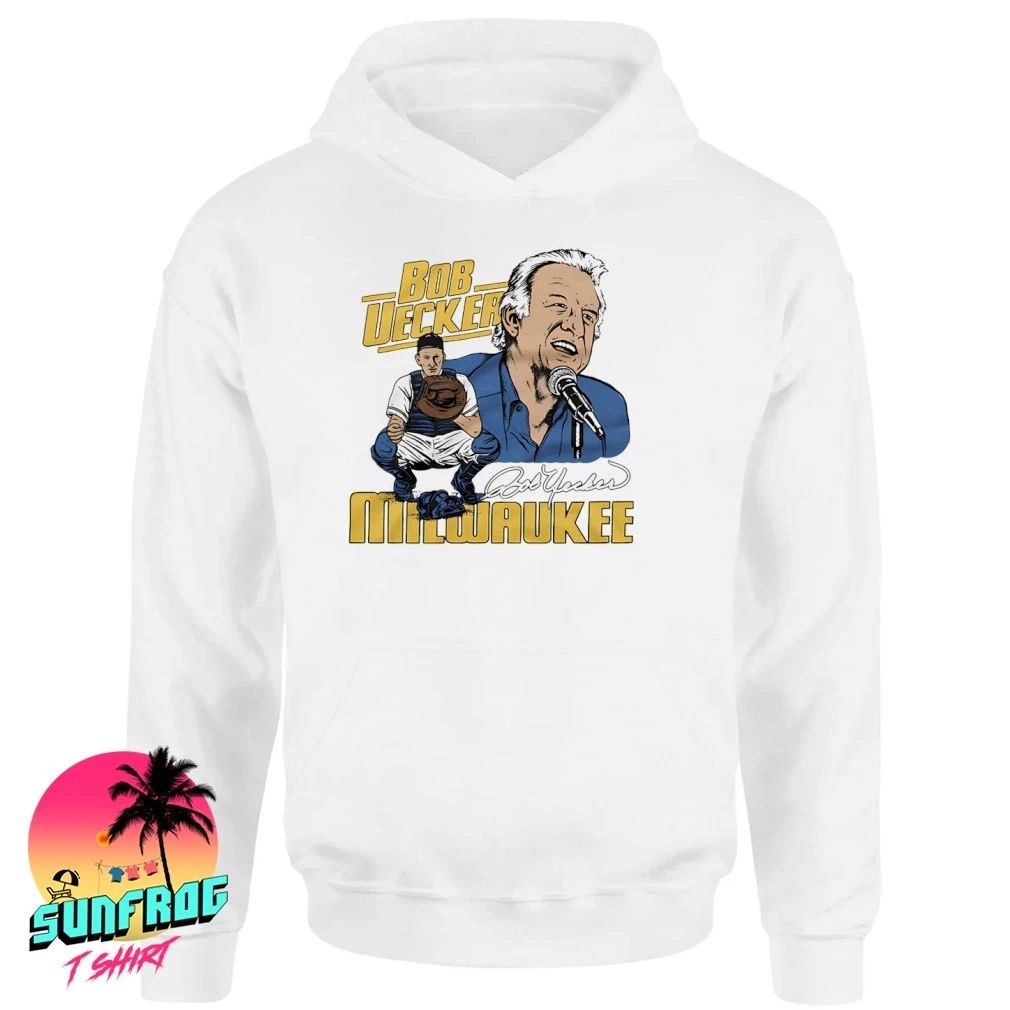 bob Uecker Milwaukee Brewers signature paint shirt