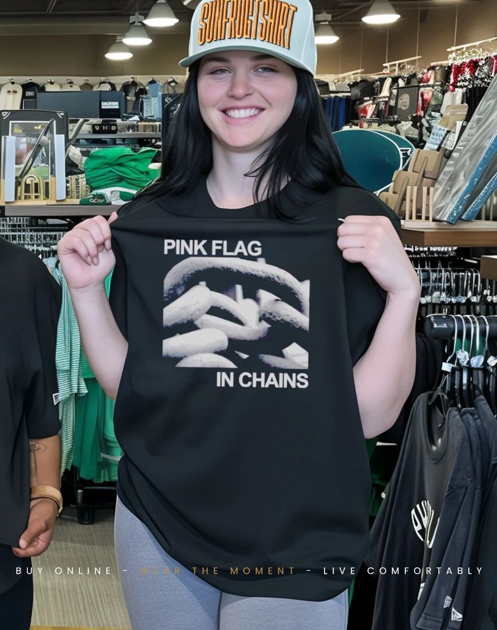 Pink Flag In Chains shirt