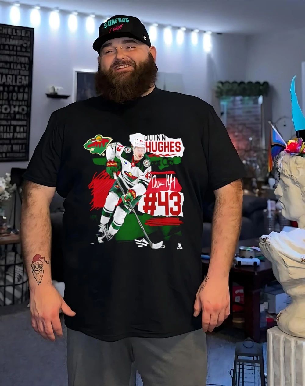 Minnesota Wild Quinn Hughes Fresh Ice signature shirt