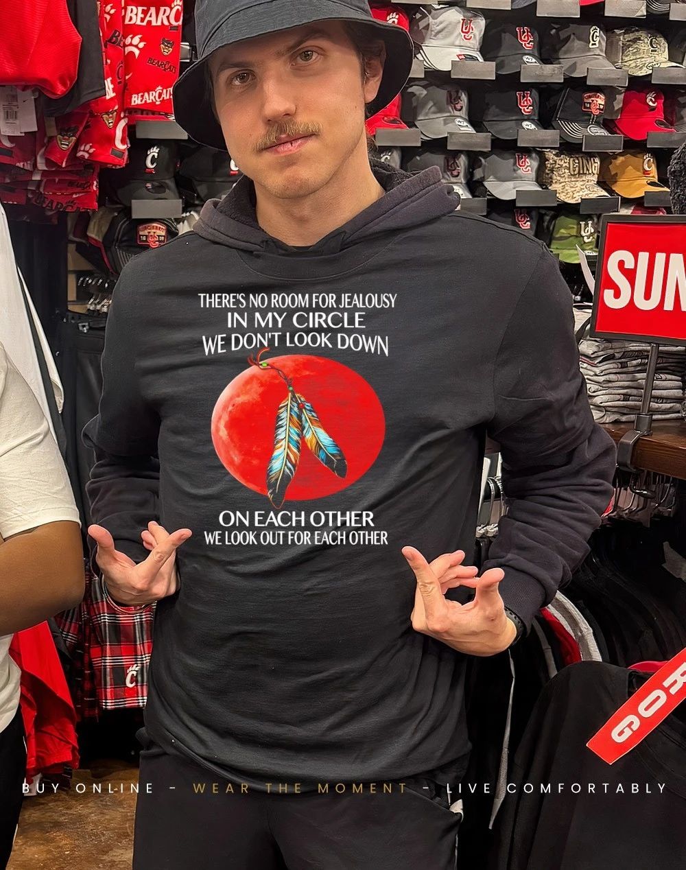 There’s no room for jealousy in my circle we don’t look down on each other shirt