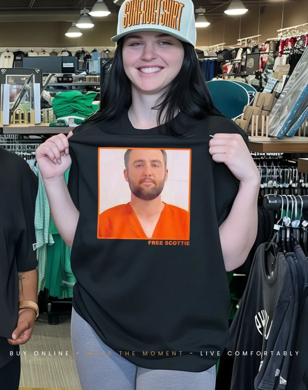 Free Scottie Scheffler PGA Golf Shirt