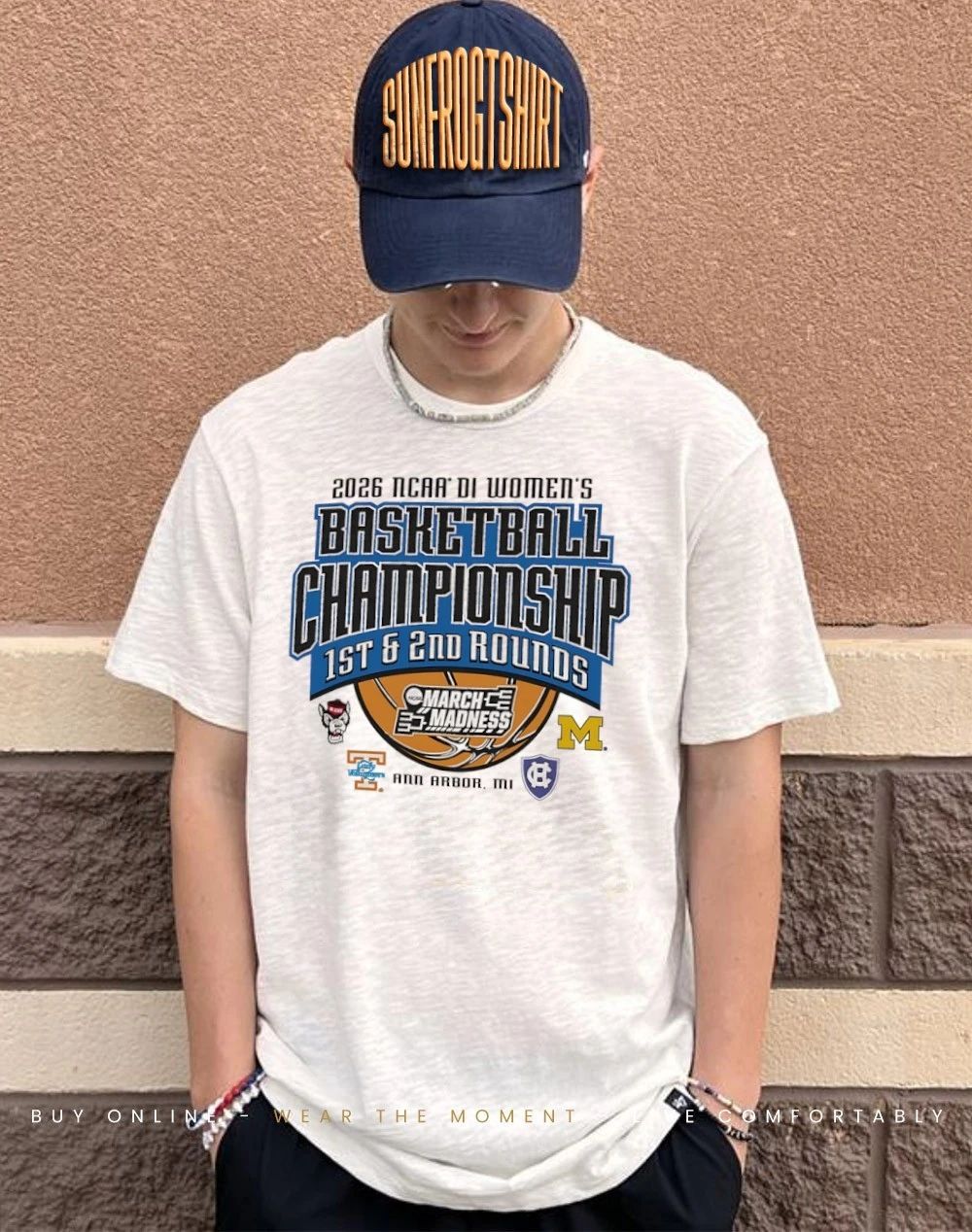 March Madness 2026 NCAA DI Women’s Basketball Champions 1st and 2nd Rounds Ann Arbor MI shirt