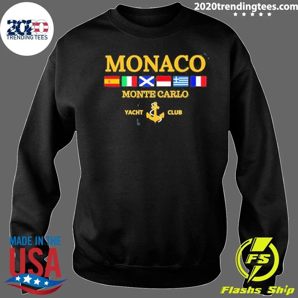 Monaco Monte Carlo Yacht Club Sailing Flag Shirt