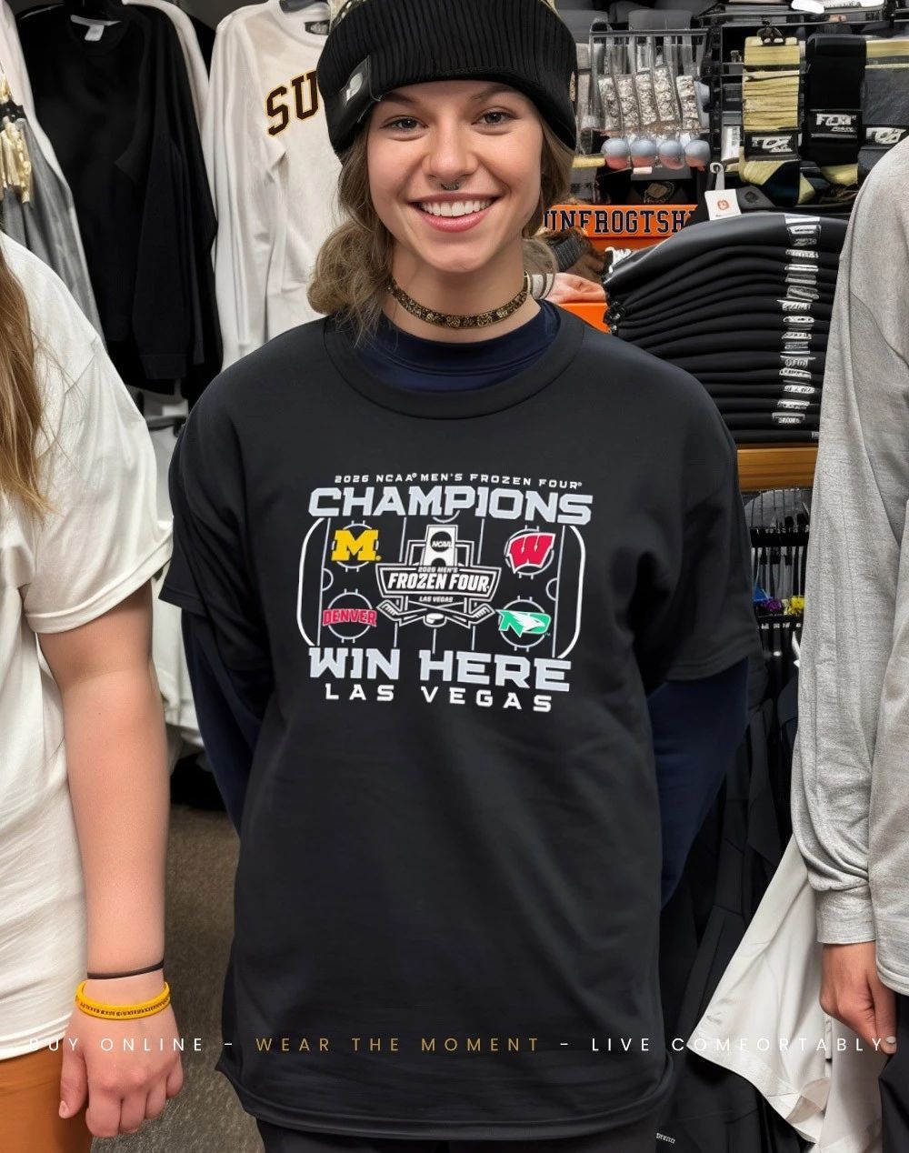 Men’s Hockey 2026 NCAA Frozen Four Win here Las Vegas shirt