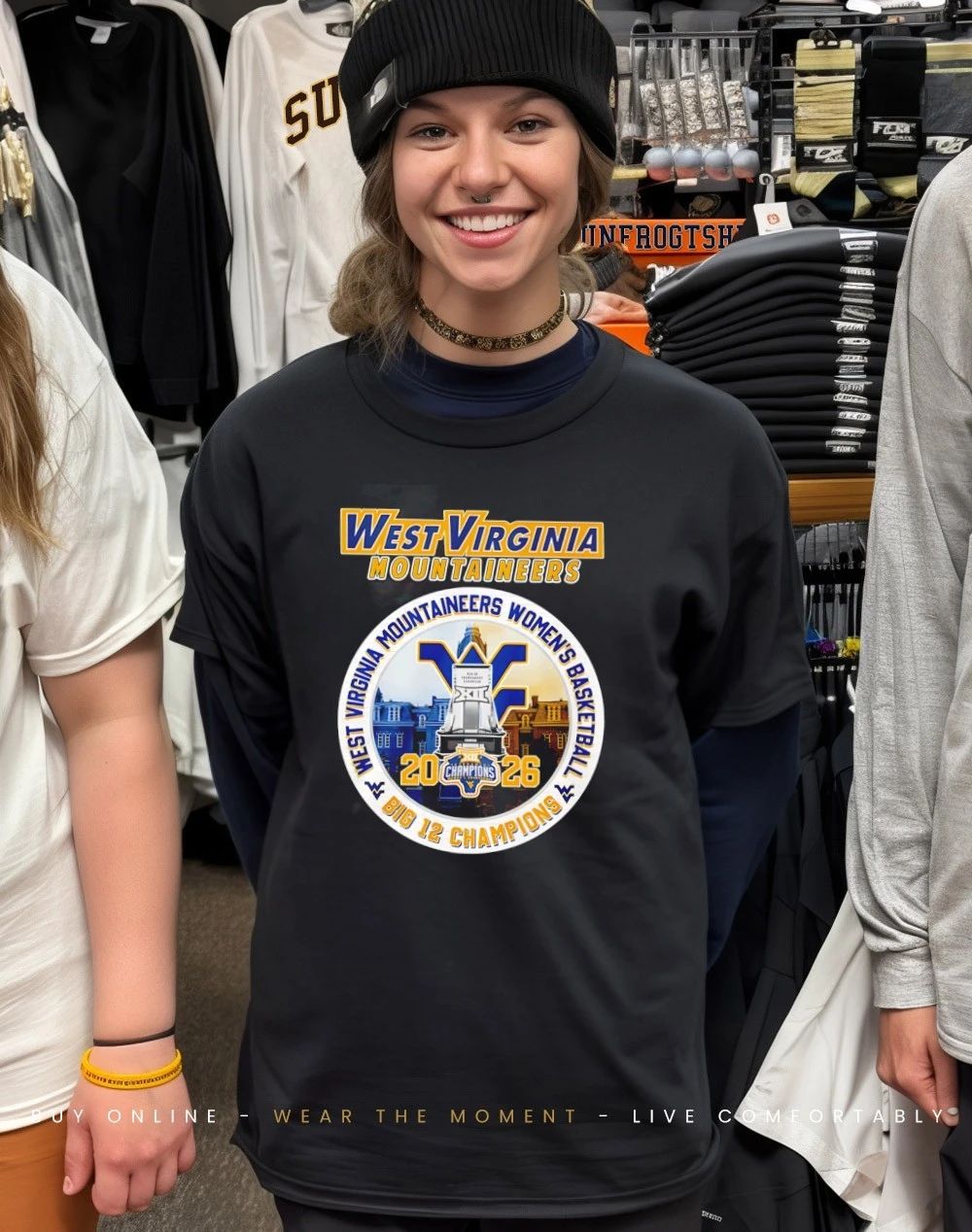 West Virginia Mountaineers Women’s Basketball 2026 Big 12 Champions shirt
