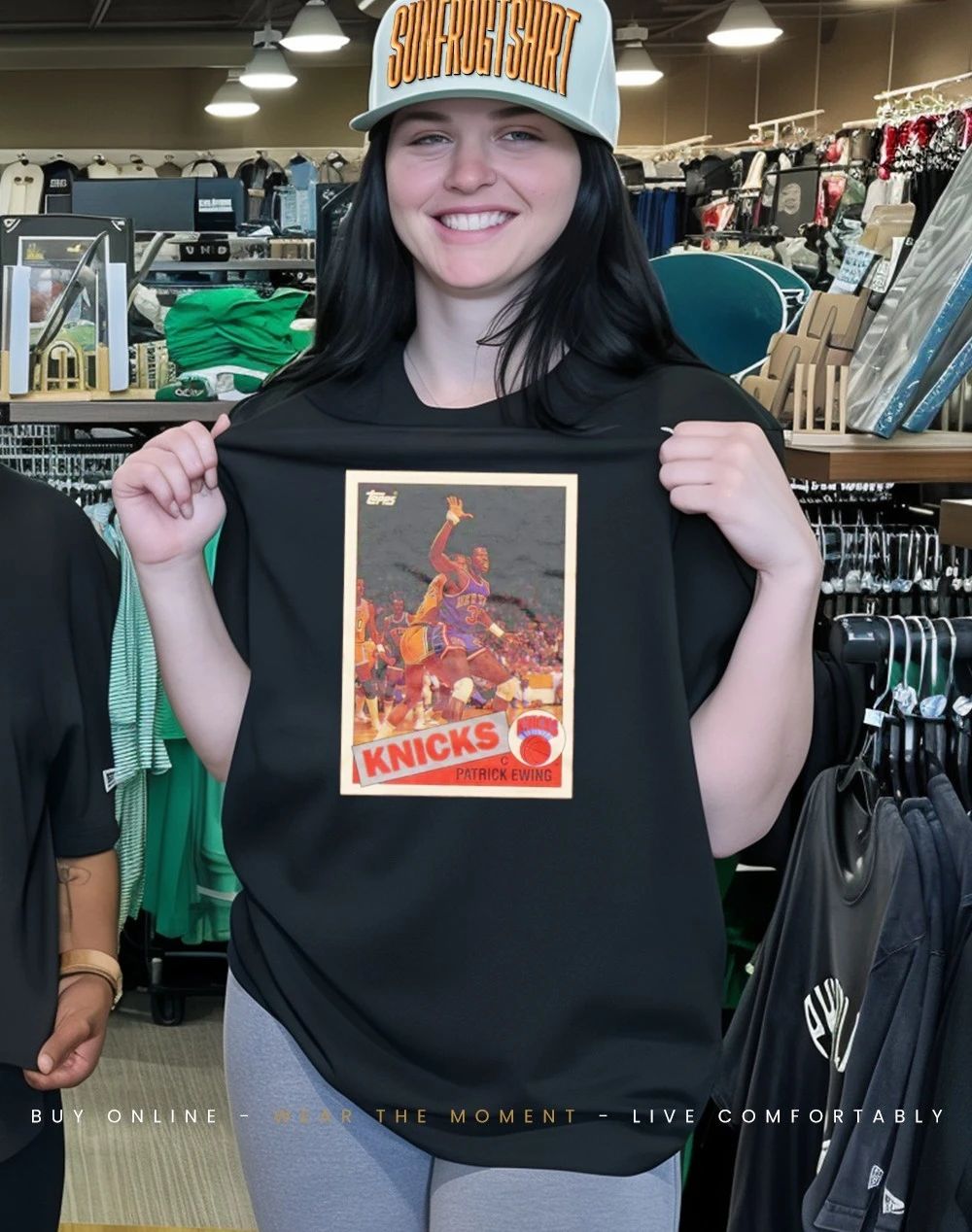 Patrick Ewing Knicks 1992 Topps Basketball Legendary Card shirt