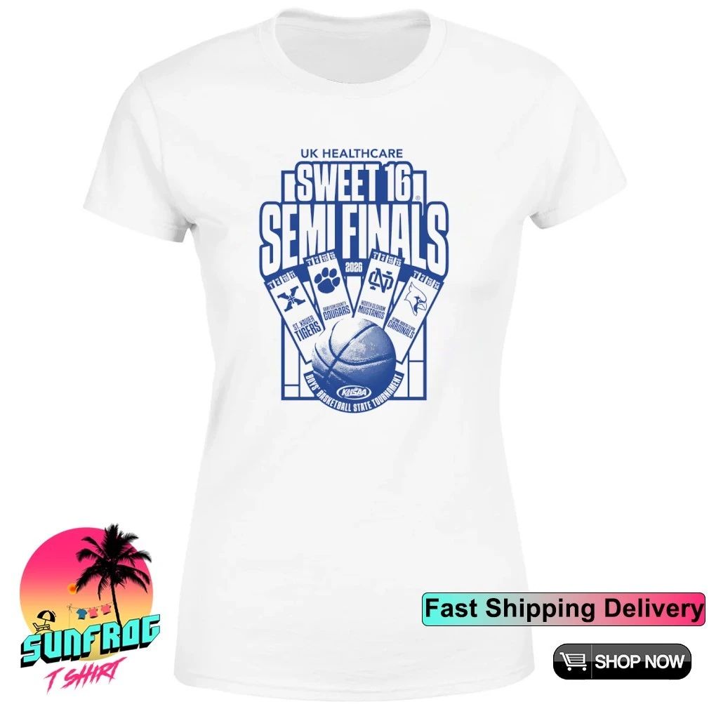 2026 KHSAA Boys Basketball Sweet 16 Semifinals State Championships ticker shirt