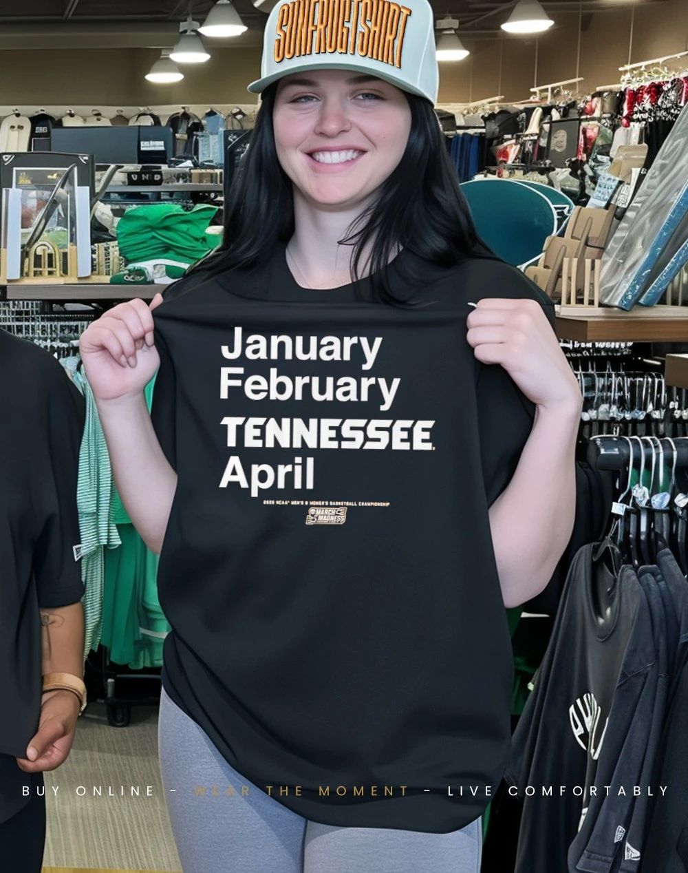 Tennessee Volunteers MBB & WBB 2026 March Madness Month January February Tennessee April shirt