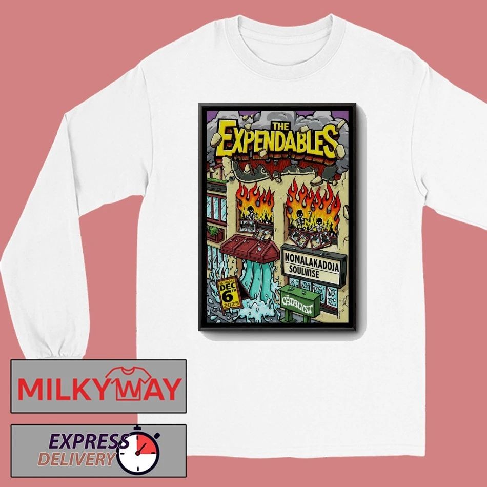The Expendables Dec 6 2025 In Santa Cruz CA Poster shirt