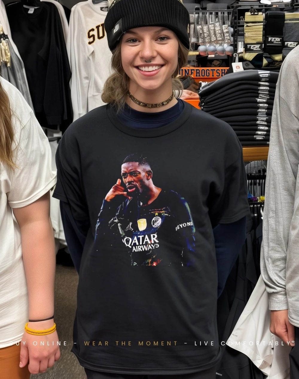 Ousmane Dembélé Paris Saint-Germain call hand 2026 shirt