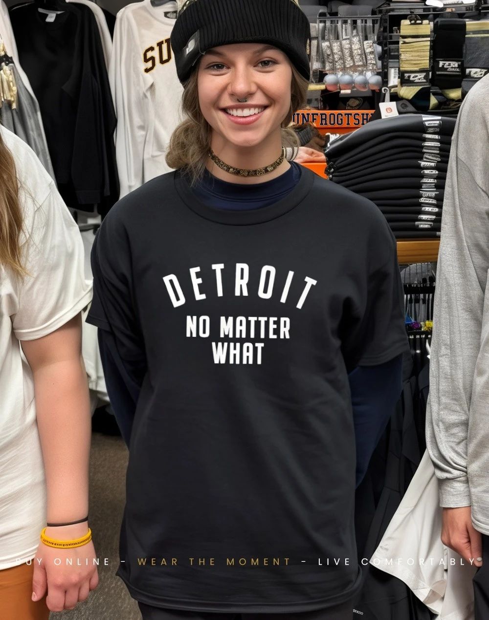 Detroit no matter what shirt