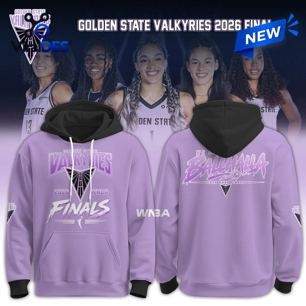 Golden State Valkyries 2026 Finals Lavender Hoodie