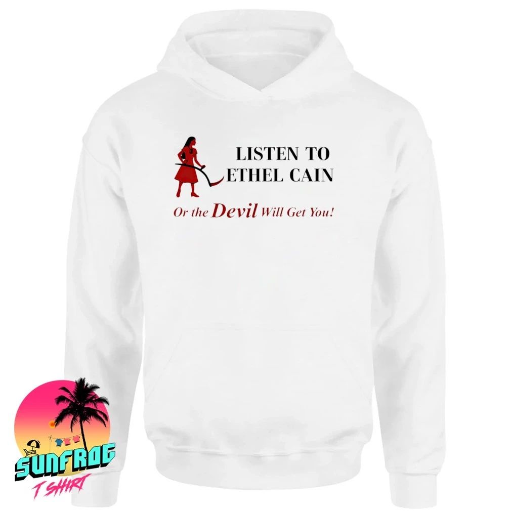 Listen to Ethel Cain or the Devil will get you cartoon shirt