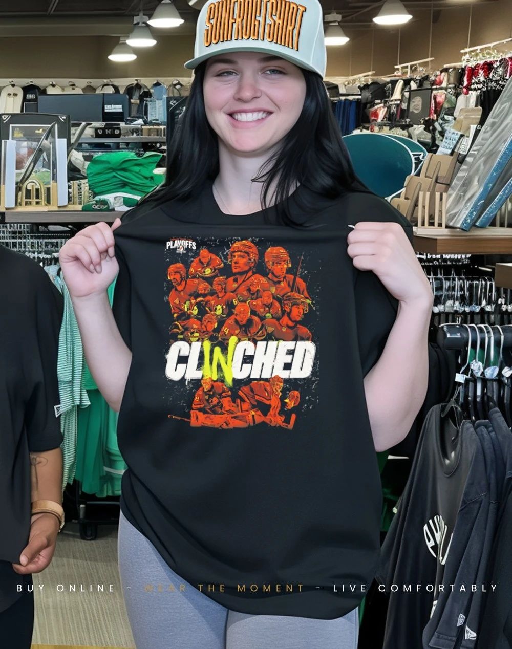 Anaheim Ducks Clinched 2026 Playoffs all team graphic shirt